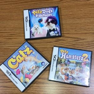 BUNDLE of 3 Nintendo DS Games